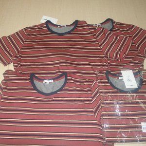 4 Fashion Nova Men's Stayin Alive Red T-Shirt Bundle